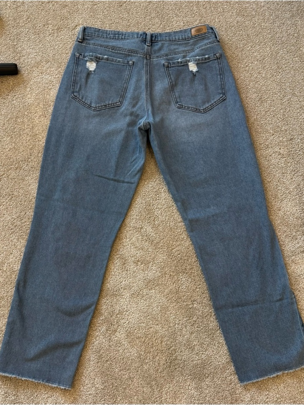 Sofia Jeans Beatrix Relaxed Boyfriend Jeans Distressed Size 8 Light Wash - Picture 2 of 7